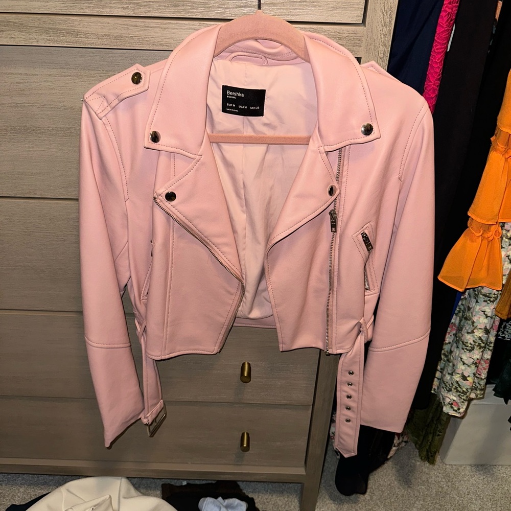 Pink Cropped Jacket